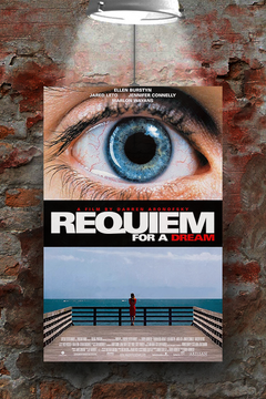 Requiem for a Dream | Jared Leto Gloss Poster | Film Art Print | Movie Memorabilia | Unique Design | Wall Decor