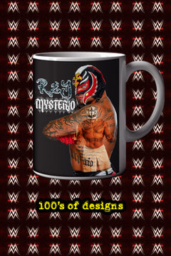 Rey Mysterio 11oz Mug | Pro Wrestling | Rey Mysterio Design