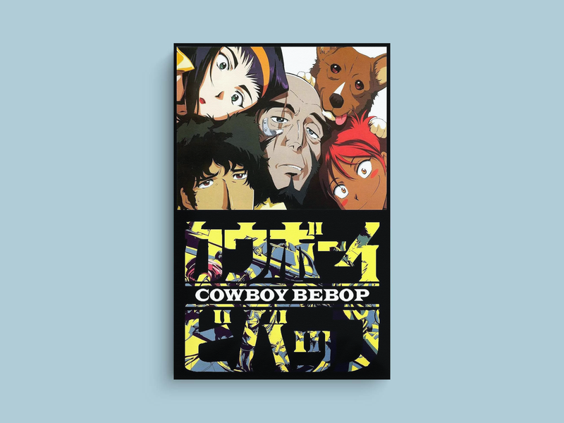 Cowboy Bebop Canvas Print | Edgy Spike Spiegel Design | Anime Fan Art Decor