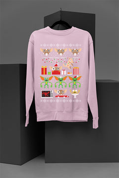 UGLY Gizmo from the Gremlins Christmas Chaos Sweatshirt | 80s Icon | Retro
