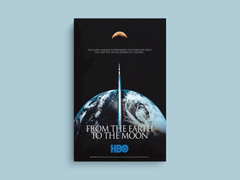 From the Earth to the Moon Canvas Print | Tom Hanks | TV Show Design