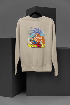 Goku Power Unleashed Sweatshirt | Dragon Ball Z Anime Sweater | Super Saiyan Warrior Top