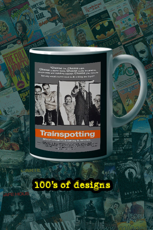 Trainspotting 11oz Mug Ewan McGregor Film Memorabilia Poster Art | Movie Collectible Gift Item for Fans