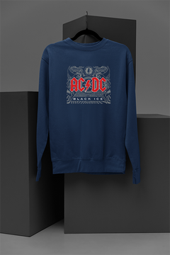 ACDC Black Ice | Rock Band Sweatshirt | Vintage ACDC Merch | Retro Rocker Style | Iconic Band Design | Classic Rock N' Roll Fashion | 2008 Tour Vibes | Heavy Metal Legends | Electric Guitar Graphic Tee