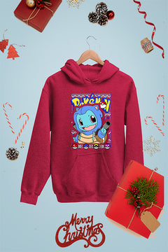 KIDS Ugly Christmas Squirtle Hoodie from Pokemon | Kids Christmas Ugly Design | Limited