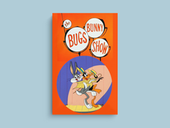 The Bugs Bunny Show Canvas Print featuring Bugs Bunny | Classic TV Show Design in Home Decor | Unique Warner Bros. Animation Art merch for Fans