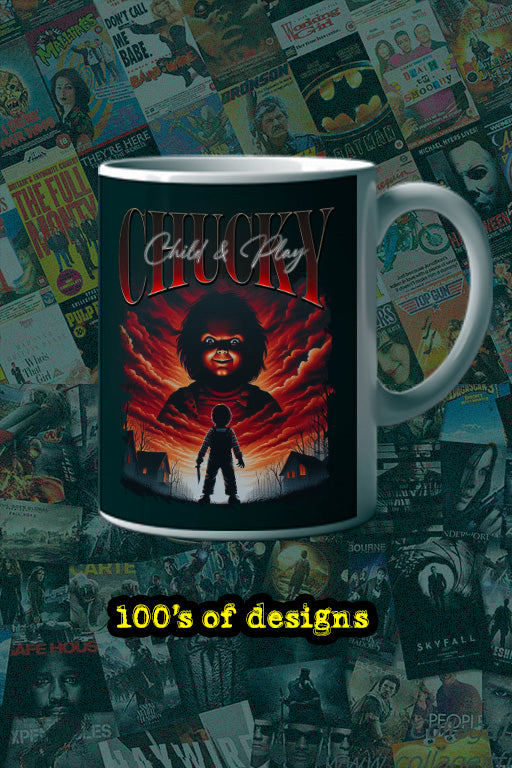 Halloween Chucky 11oz Mug | Horror Film | Cult Classic Design | Scary Doll Collectible