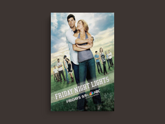 Friday Night Lights Canvas Print featuring Kyle Chandler | Connie Britton | TV Show Design