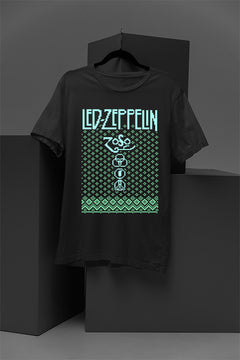 UGLY Rockin' Christmas Led Zeppelin T-Shirt | Vintage Band Style | Classic Rock Fan |