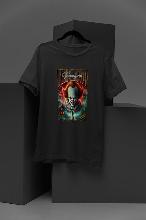 Horror Pennywise | Scary Vintage Graphic Tee | Costume Gift | Halloween