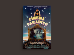 Cinema Paradiso Canvas Print featuring Lead Actor | Film Art Decor | Movie Poster Wall Art | Home Cinema Decor