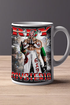 Rey Mysterio 11oz Mug | Pro Wrestling | Rey Mysterio Design