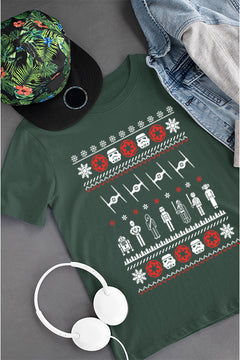 KIDS UGLY: Star Wars Troops Christmas T-shirt | Galactic Empire Holiday Tee | Kids