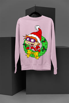 UGLY Retro Rugrats Chuckie Christmas Sweatshirt | 90s Cartoon Character | Vintage Ugly