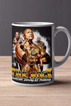 The Rock 11oz Mug | Pro Wrestling | Dwayne Johnson Design