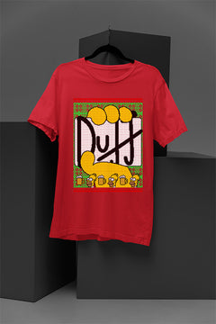 UGLY Festive Homer Simpson & Duff Beer Logo | Christmas Ugly Designs | Retro 90