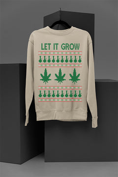 UGLY Herbal Leaf Let it Grow | Christmas Festivity | 70s Retro Inspired | Holiday Cheer