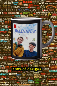 Heartstopper 11oz Mug | TV Show Poster Design | Lead Actor's Name