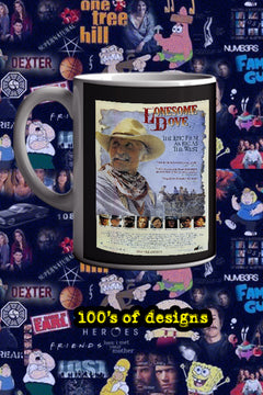 Lonesome Dove 11oz Mug featuring Robert Duvall and Tommy Lee Jones | Western TV Show Design