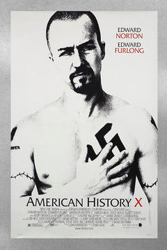 American History X Edward Norton Gloss Poster | Movie Artwork | American History X Wall Art | Edward Norton Art Print | Cult Film Poster | Cinematic Room Decor | Iconic Movie Design