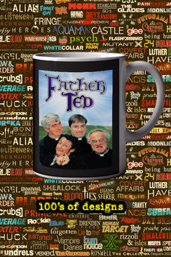 Father Ted 11oz Mug Featuring Dermot Morgan | Classic Irish TV Show Merchandise