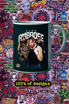 DEAN AMBROSE 11oz Mug | WWE Superstar DEAN AMBROSE Coffee Cup Photo | Wrestling Fans Gift | Dean Ambrose Collectible Mug