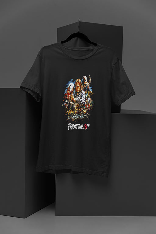 Horror Friday the 13th | Vintage Horror Film Tee | Jason Voorhees Shirt | Halloween