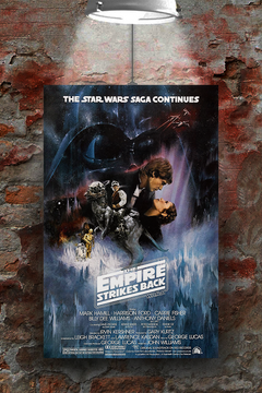 Star Wars The Empire Strikes Back | Luke Skywalker Gloss Poster - Film Star Wars Design | Premium Print Fine Art Home Decor