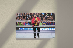 Wrestlemania 40 Canvas Print LA Knight YEAH | WWE LA Knight Poster | Wrestlemania 40 Memorabilia | Wrestling Fan Decor | LA Knight YEAH Design Canvas Art