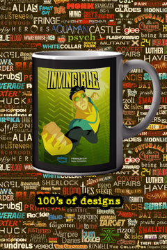 Invincible 11oz Mug | Invincible TV Show Poster Design | Lead Actor Name