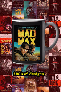 Mad Max 11oz Mug | Film Memorabilia | Mad Max Design | Lead Actor Name