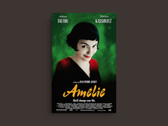 Amelie Canvas Print featuring Audrey Tautou | Unique Film Art | French Cinema Decor