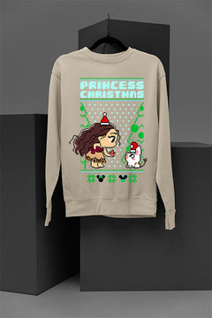 UGLY Moana Christmas Adventure | Trendy Ugly Design | Fun Holiday Sweatshirt | Iconic