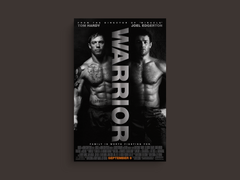 Warrior Canvas Print | Tom Hardy | Film Home Decor | MMA Fighter Art