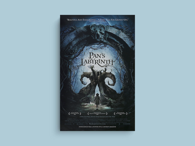 Pan's Labyrinth Canvas Print Ofelia Ivana Baquero Fantasy Movie Poster | Film Fan Art Decor Print