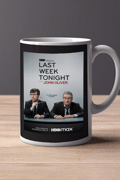 Last Week Tonight with John Oliver 11oz Mug | TV Show Poster Design | John Oliver