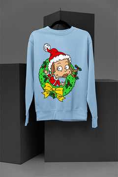 UGLY '90s Nostalgia Rugrats Susie Christmas Sweatshirt | Classic Cartoon Uni