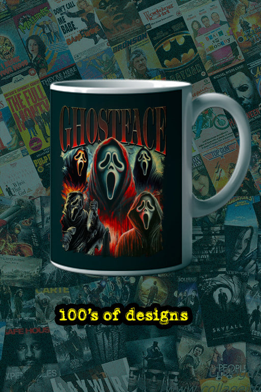 Halloween Ghostface 11oz Mug | Horror Film Lover Gift | Ghostface Design | Horror Movie Mug