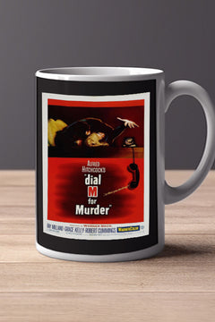 Dial M for Murder 11oz Mug - Grace Kelly | Ray Milland | Film Memorabilia Design