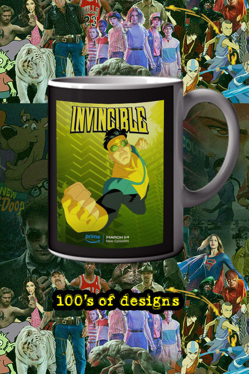 Invincible 11oz Mug | Invincible TV Show Poster Design | Lead Actor Name