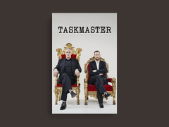 Taskmaster Canvas Print | TV Show Taskmaster Design | Featuring Lead Actor's Name | Unique Wall Art