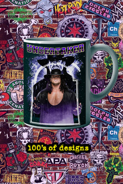 Undertaker 11oz Mug | Pro Wrestling | Undertaker Design | Collector's Item