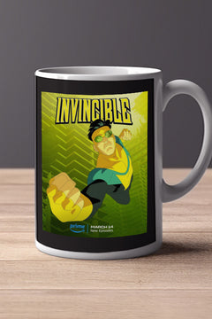 Invincible 11oz Mug | Invincible TV Show Poster Design | Lead Actor Name