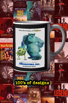 Monsters, Inc 11oz Mug featuring lead actor's name | Film Memorabilia Monsters, Inc Design | Movie Collectible Mug