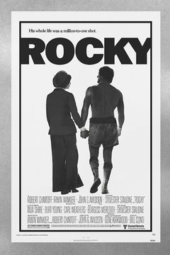 Rocky Balboa Sylvester Stallone Gloss Poster | Film Merchandise Art Print