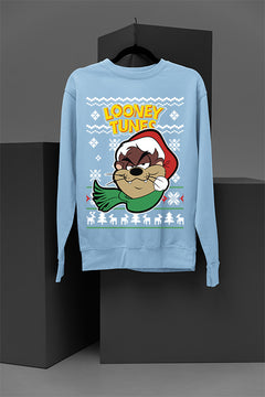 UGLY Taz Tasmanian Devil Christmas Sweatshirt | Looney Tunes | Vintage