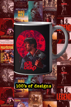 Halloween The Evil Dead Movie Poster 11oz Mug | Horror Film Fan Gift | Vintage Horror Movie Mug | Evil Dead Design Cup