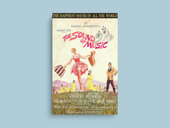 The Sound of Music Canvas Print Julie Andrews | Film Wall Art Decoration