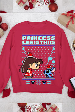 UGLY Lilo and Stitch Christmas Chaos | Vintage Ugly Designs | Festive Stitch Holiday Sweatshirt