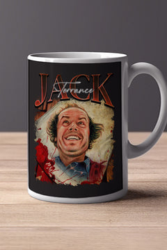 Halloween Jack Torrance 11oz Mug | Horror Film Cup | Scary Movie Merchandise | Creepy Movie Poster Design | Horror Fan Gift